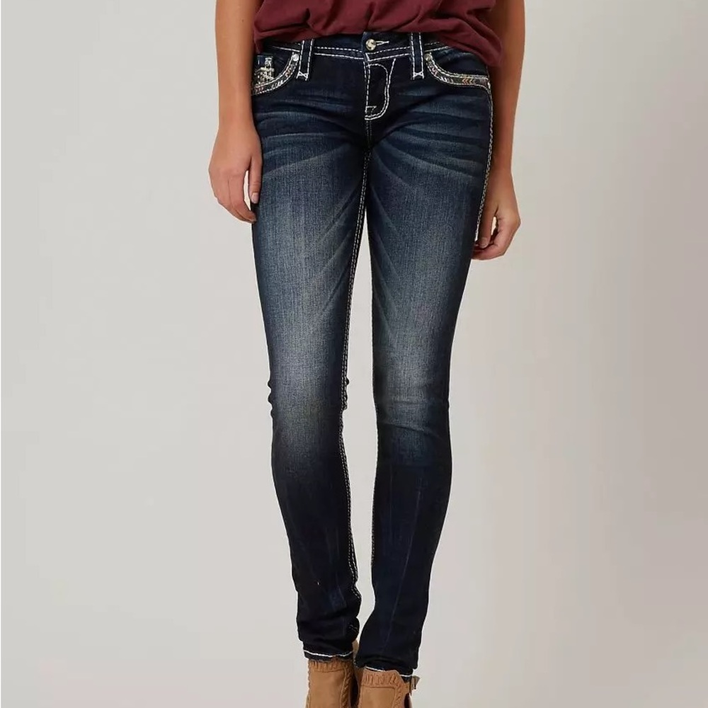 Rock Revival Aries Skinny Jeans Size 26